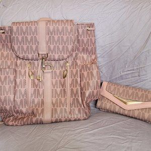 COPY - Tan Backpack with wallet